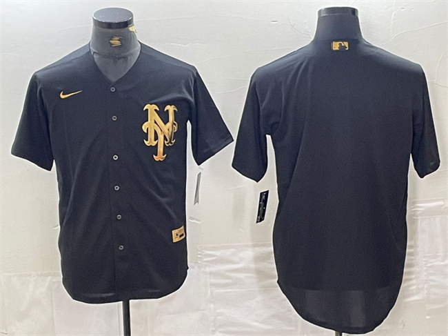 Men's New York Mets Blank Black Cool Base Stitched Baseball Jersey Men's New York Mets Blank Black Cool Base Stitched Baseball Jersey
